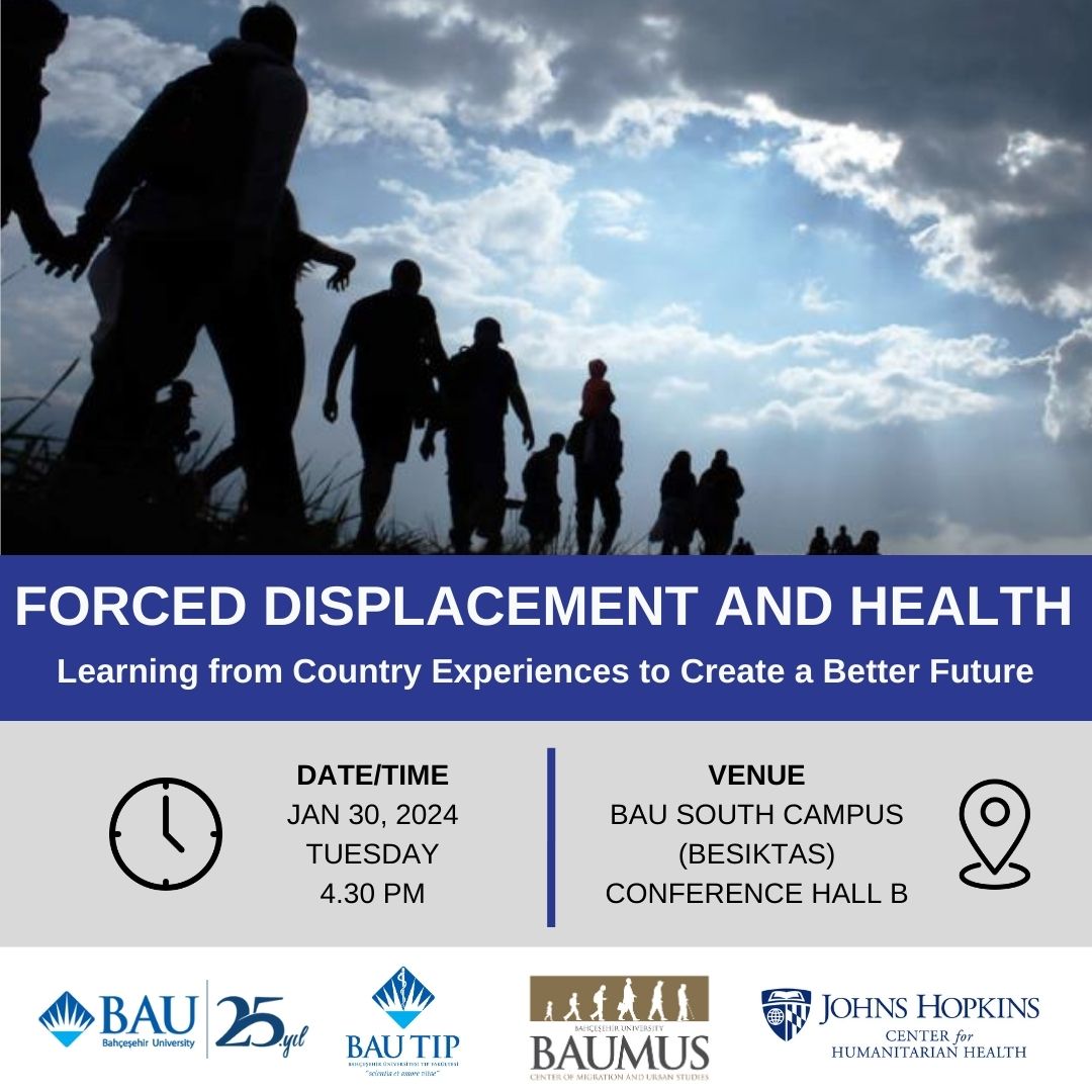 UlasSunata's tweet photo. ++
📌 Register for the in-person event at BAU Besiktas Campus, Istanbul: 🔗 Registration form: https://t.co/F2pztTMQMD
Looking forward to your participation! 🌐 #MigrationAndHealth #GlobalDialogue #ForcedMigration #HealthPolicy #BAUMedicine #JohnsHopkinsUniversity https://t.co/Bm7oqBdjNA