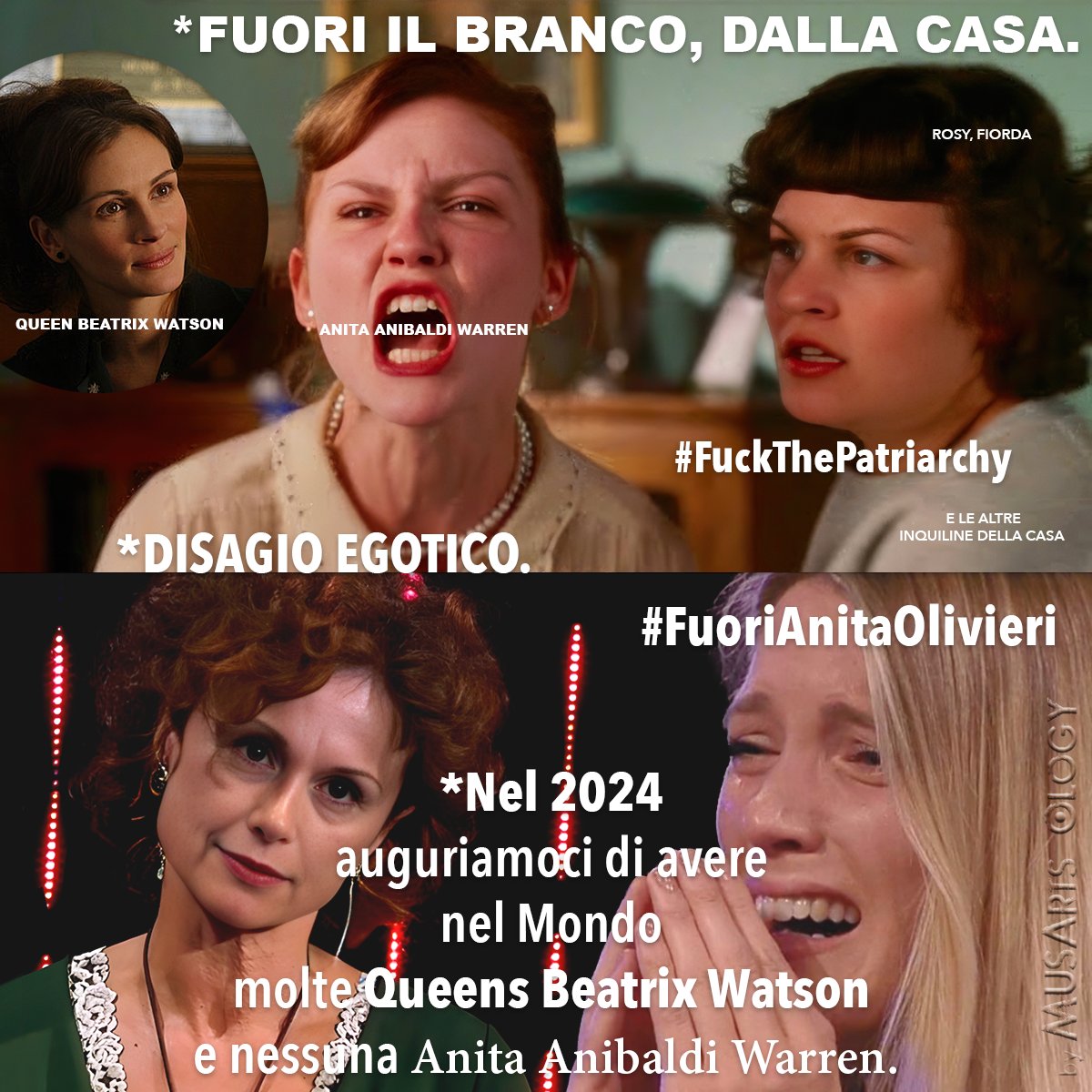 MusartsO's tweet photo. 🚩CASA CONTRO LUZZI ❤️ - ITALIA CONTRO CASA #FuoriVarrese #FuoriIlBranco #FuoriGiuseppe #FuoriAnita #2024
‼️https://t.co/VdRp7abqRx
RESPECT4 #BeatriceLuzzi #FuckThePatriarchy #StopMobbing #StopHateSpeech #StopSexism #StopMisogyny #StopAssholes #FightSlander #GrandeFratello
_ https://t.co/ZYAk9tTgEH