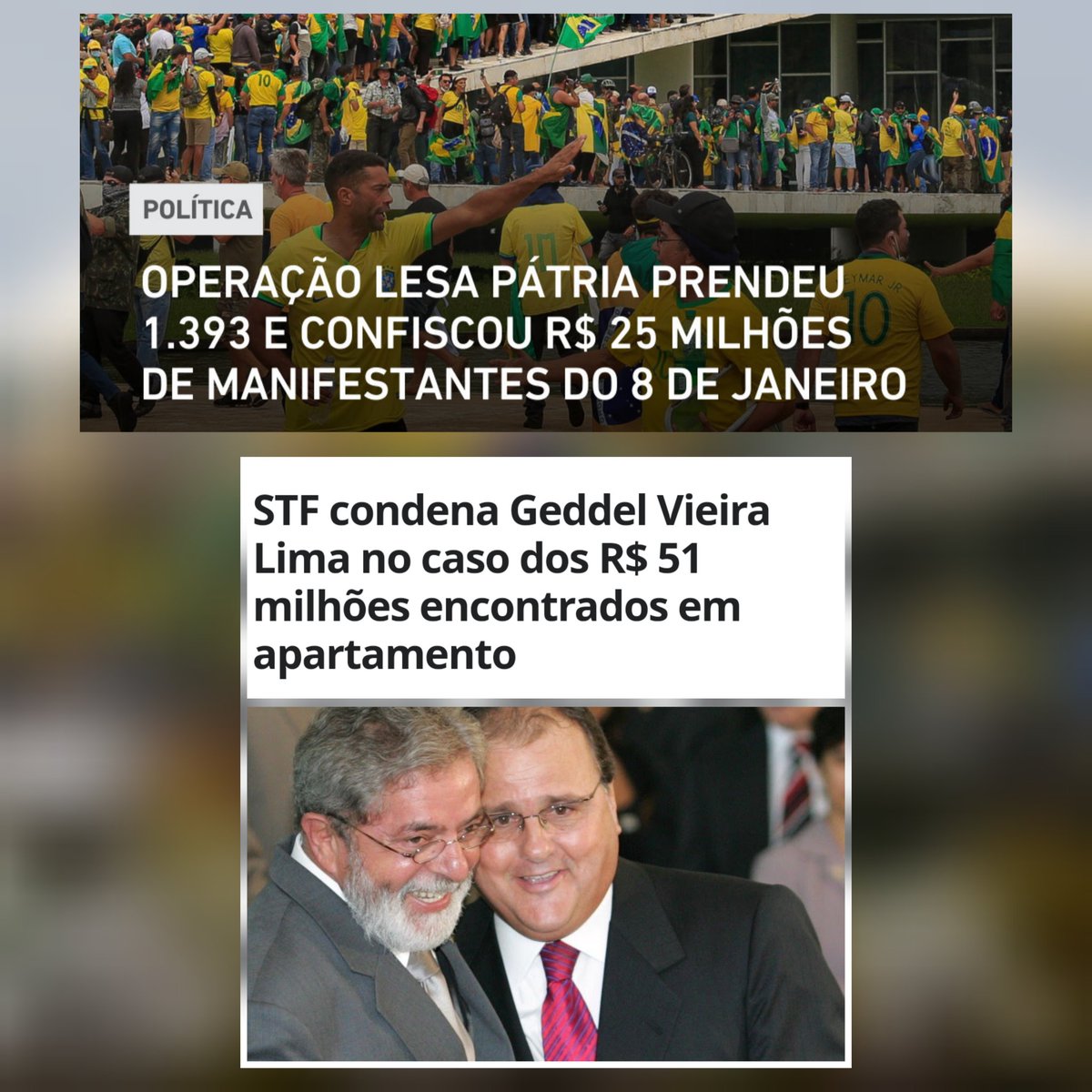 hearthhaiileyz's tweet photo. Enquanto uns vão presos ... Outros estão soltos! https://t.co/QX0dAdjNRA