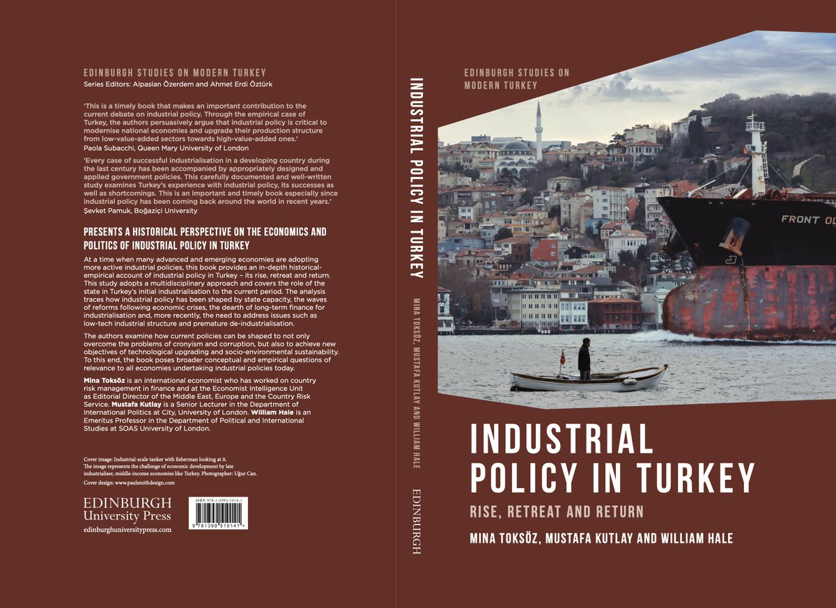 Happy to see this book published. We examine Turkey’s development & industrialisation experience since 1923. As industrial policy is back in fashion —and globalisation turning more fragile, we also discuss under what conditions state intervention works in Turkey and beyond.