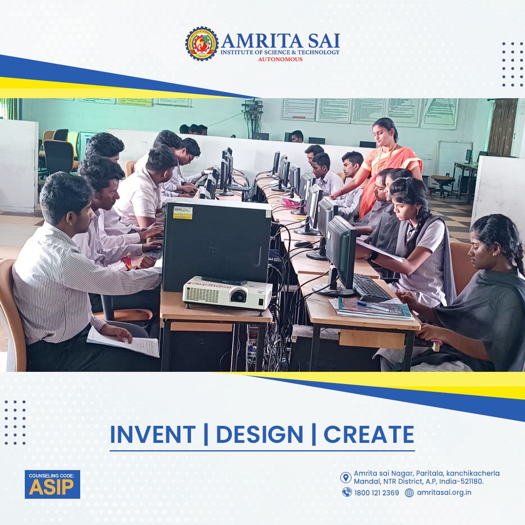 At Amrita Sai Engineering College, we empower students to unleash their creative potential. Our programs inspire you to invent, design, and create solutions that transform the world.

#EmpowerStudents #creativepotential #InnovativeJourney #EngineeringExcellence