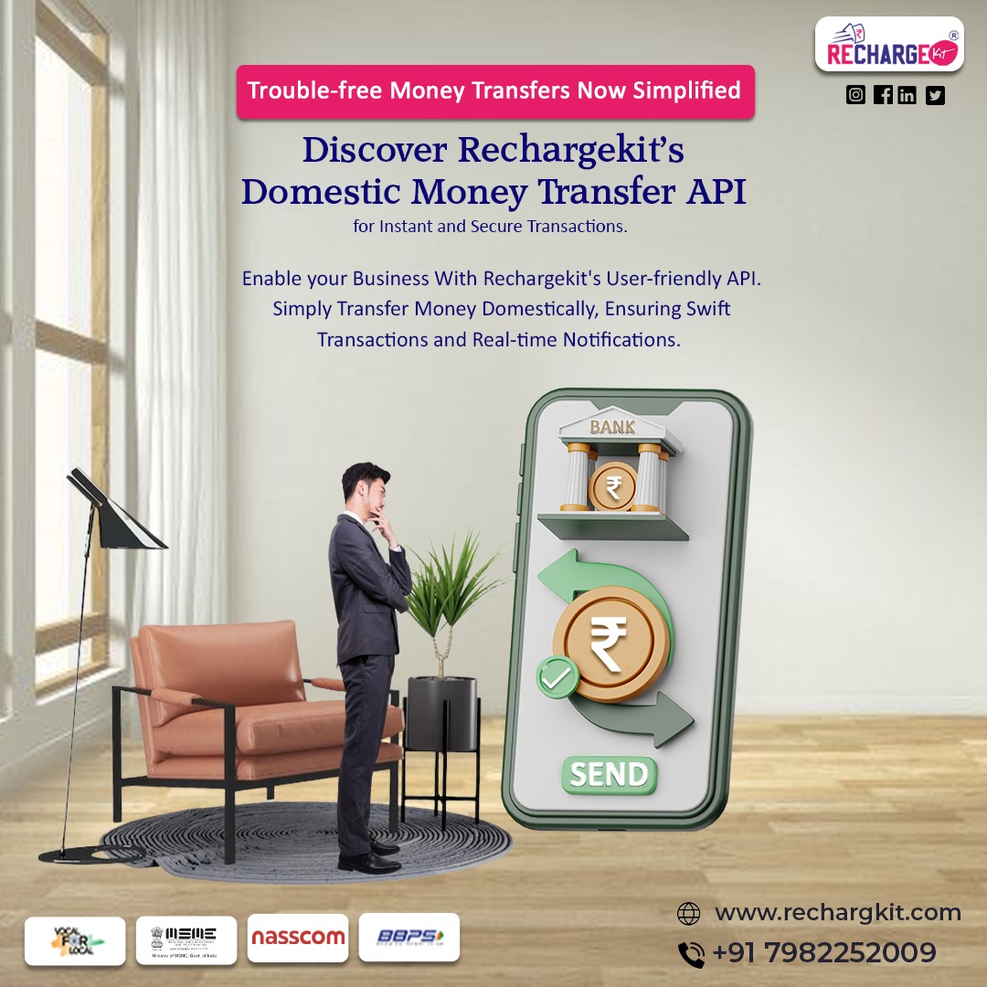 RechargeKit's tweet image. "Unlock the power of seamless money transfers with Rechargekit's user-friendly API! Say hello to instant and secure transactions within the country, ensuring swift transfers and real-time notifications.

#FintechRevolution #SeamlessTransfers #DigitalPayments #FinancialInnovation