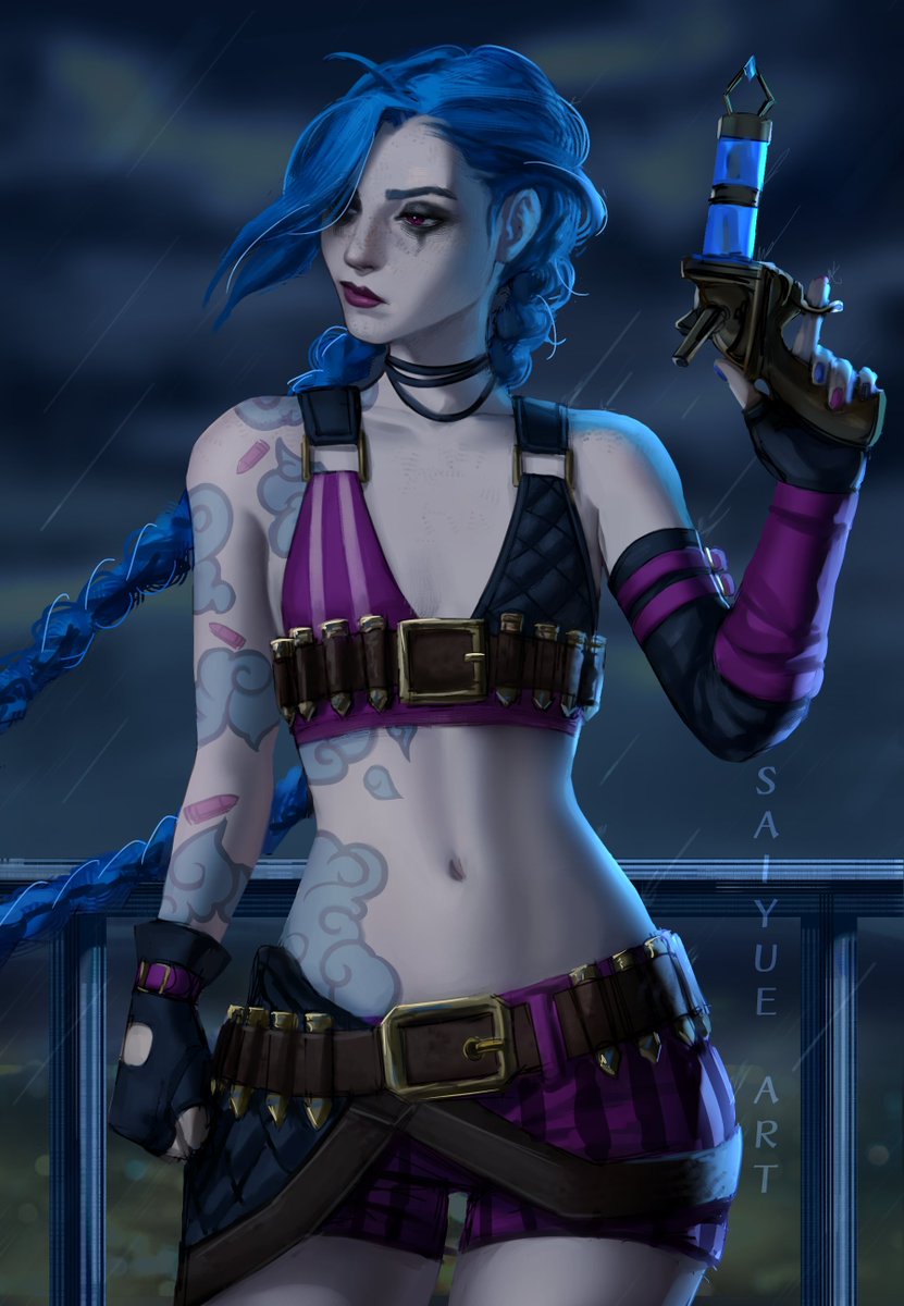 my Jinx fanart!!! (repost)

We need 13 more peeps to hit 1k followers on Instagram! Wanna do a drawing giveaway once we hit that 1k 🤧🤧
instagram.com/saiyue_art/

#LeagueOfLegends #arcane #arcaneseason2 #jinx