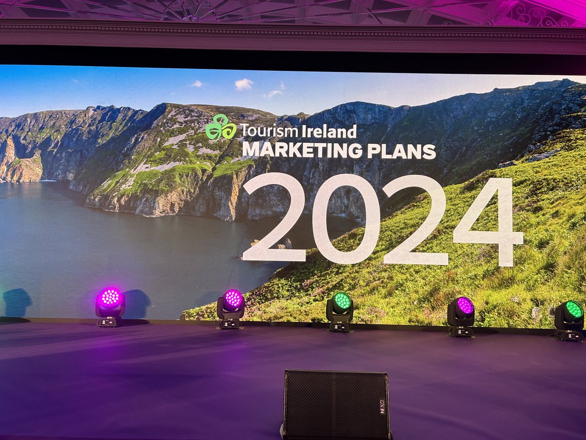 Delighted to be attending the Marketing Plans for Tourism this am . Interesting to hear Alice Mansergh talking about inspiring visitors and strengthening partnerships  and indeed spreading the tourism season #TI2024