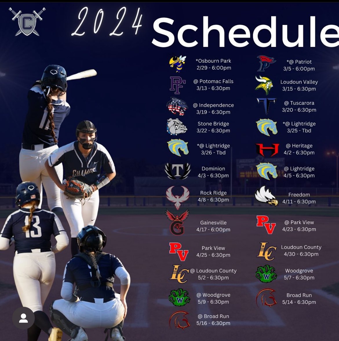 2024 SCHEDULE DROP‼️We are so excited to see what the seaosn holds for this talented team! T-41 Days until tryouts! @coachgarza @JohnChampeHS @ChampeAthletics