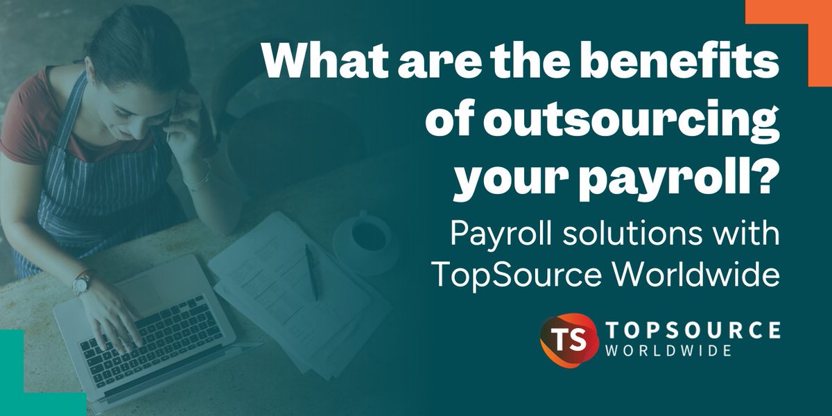 A reliable payroll is crucial for businesses, but managing it can be challenging and lead to costly errors. Discover the value of outsourcing your payroll and how our team at TopSource Worldwide can assist. eu1.hubs.ly/H06SXkz0 #TopSourceWorldwide #Payrollsolutions