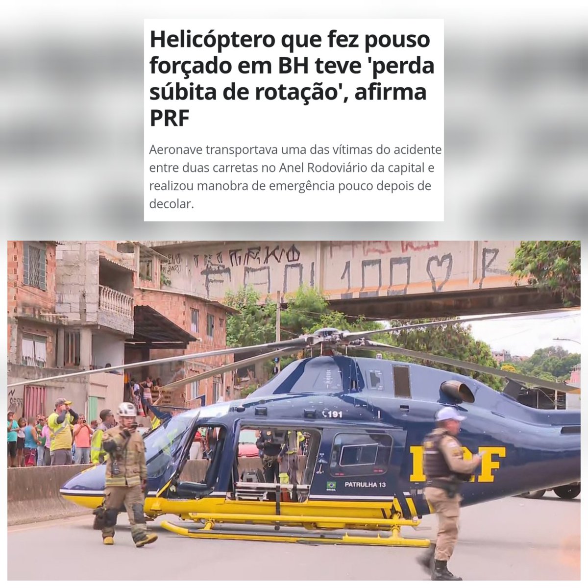 hearthhaiileyz's tweet photo. Piloto foi rápido e eficaz 🚁 https://t.co/UBXApeHl46