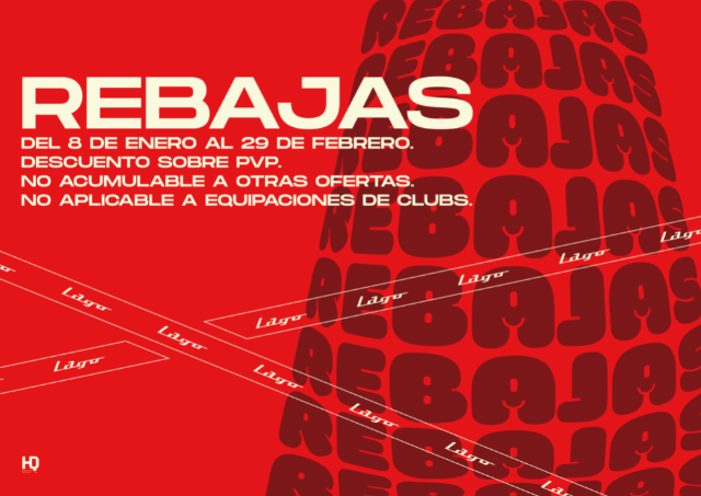 FutbolLago's tweet photo. ¡Ya estamos de #rebajas!💥

Disfruta en nuestras #tiendas de grandes descuentos en #prendas, calzado y accesorios  de tu #deporte favorito.🔝

Tenéis hasta el 29 de febrero.🛍️

➡️No acumulables a otras ofertas, ni aplicables a equipaciones de clubs.

#lagodeportes #jomalago https://t.co/7eVcvuGsj9