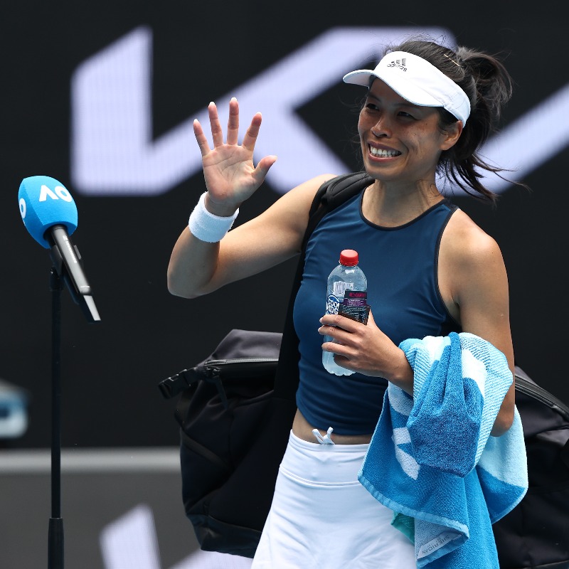 WTA's tweet photo. "Time to end this fantasy journey." 🥺

The inimitable Hsieh Su-Wei has played the last singles match of her career, falling in @AustralianOpen qualifying today 👇