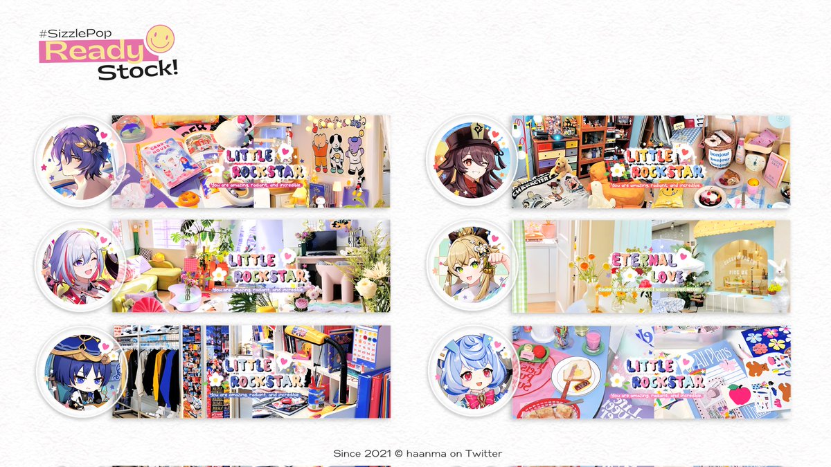 haanma's tweet photo. help repost temen-temenn, thank you! 🥺

aku ada ready stock layout #SizzlePop dengan harga 6k/each dan ava png only, bisa ditake hari ini jam 19.00 WIB lewat DM. nomornya ada di ALT yaaa! 💗💥

#zonauang #zonaba https://t.co/qxGd6qF8h5