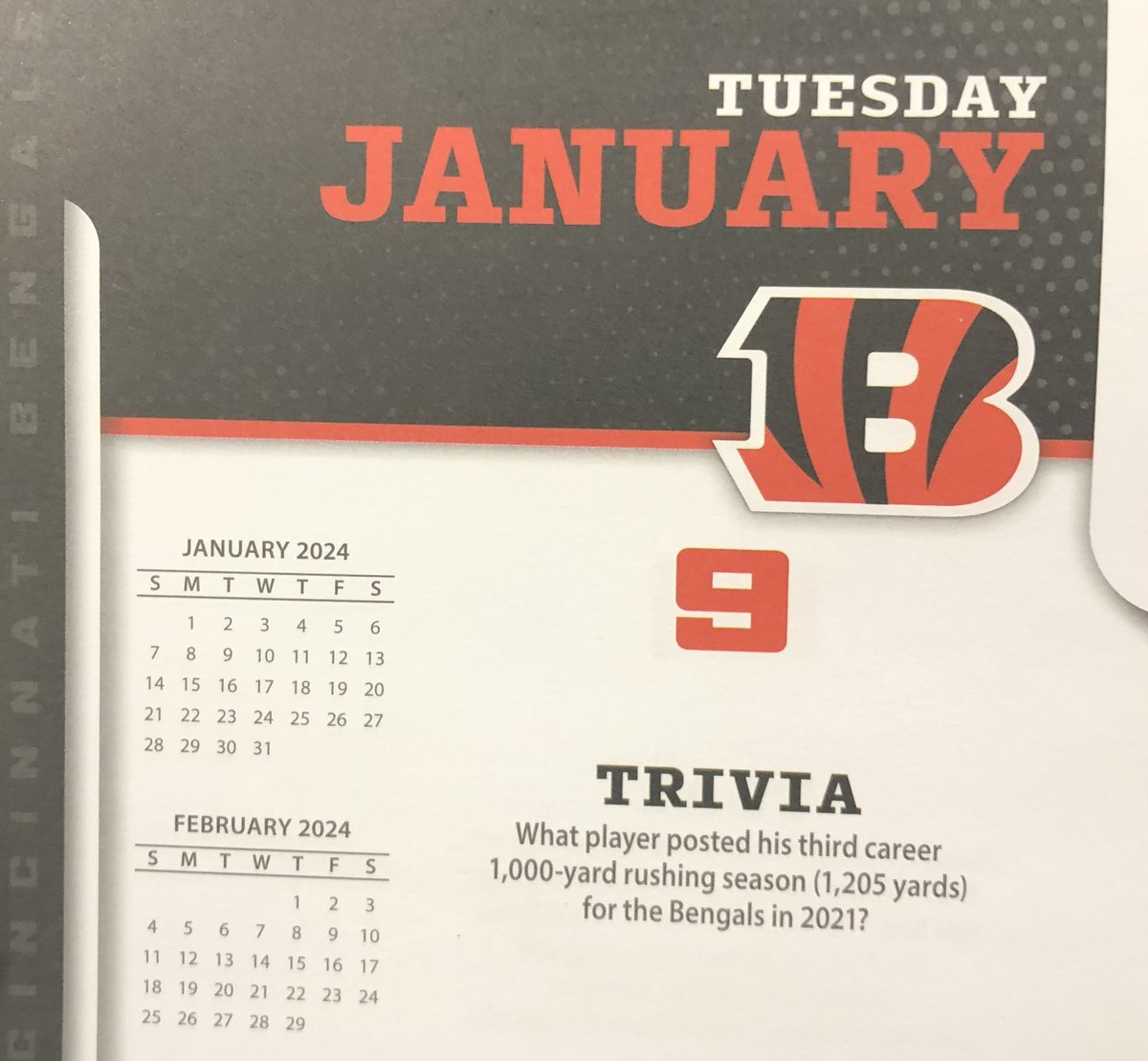 #Bengals Trivia/Fun Facts with Cincy James!

#WPMOYChallenge Karras
#WPM whoops… Forgot that it’s over and Bengals Fans CRUSHED IT!!!

#RuleTheJungle #WhoDey