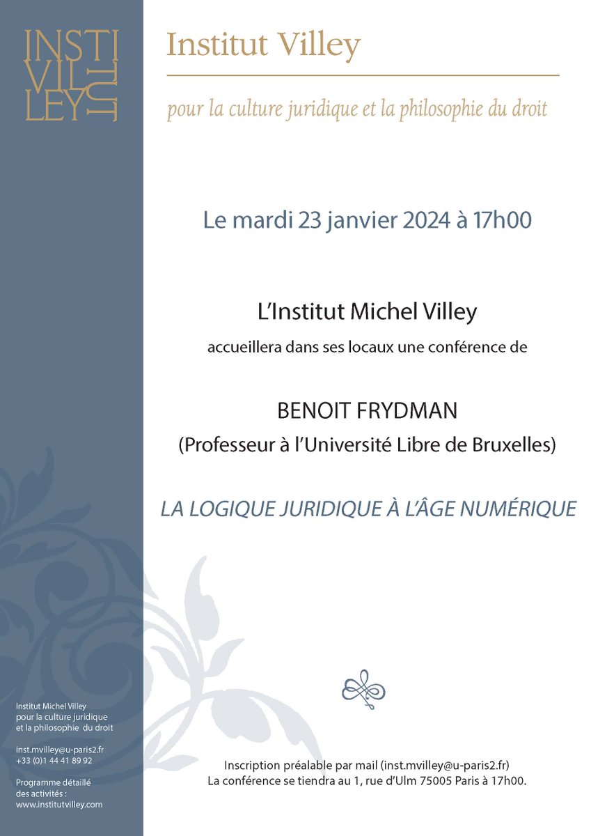 Institut Villey (@institutvilley) on Twitter photo 