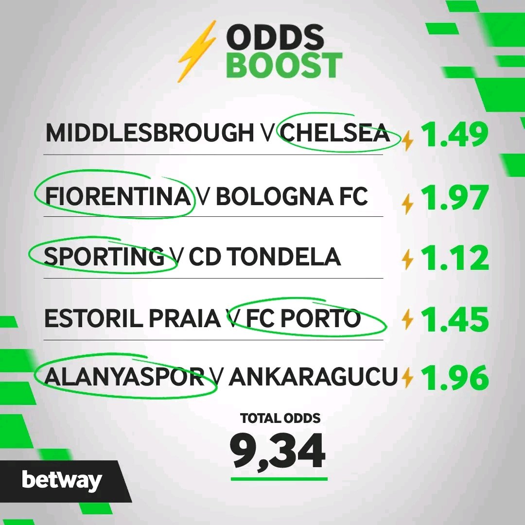 AlpheusDzovo's tweet photo. ⚡️Don't miss out on today's boosted odds! ⚽🔥

Total Odds: 9.34
Booking code: U194C29FF

 Join the excitement and place your bets now! 👉 https://t.co/icFFVPYczs https://t.co/wB44hYrFT3