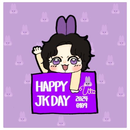 🐰💜 #HAPPYJKDAY 💜🐰
 #btsfanart  #btsfanarts  #JUNGKOOK