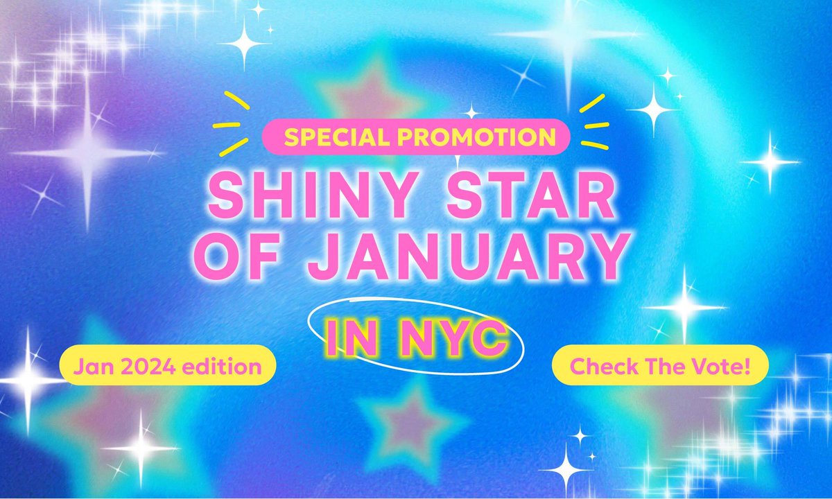 LE_VotingGlobal's tweet photo. #LEVGVT_BULETIN LE'V is nominated! 📣
Kooky Special Promotion: Shiny Star in New York
🗳️https://t.co/DnXn6sXSsf
📅~Jan15 ⏰11am🇰🇷
🎯Top 5 / 50k votes
#KookyPromotion #KookyGallery #KookyRanking #ShinyStar #KookyEvents #KookyOfflineCafe #Queens #QueensNewYork #NewYork https://t.co/VhaO50BeBk