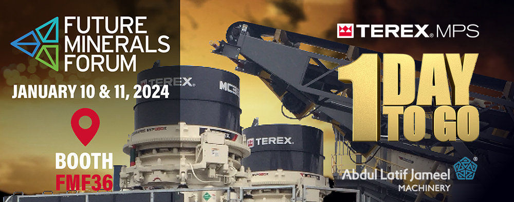 Join us at the Future Minerals Forum in Saudi Arabia as we team up with our dealer, Abdul Latif Jameel. Explore the latest from Terex MPS at our booth. 🚀

Register for the event here: lnkd.in/dWMP2KhR

#TerexMPS #ExperienceMatters #FutureMineralsForum