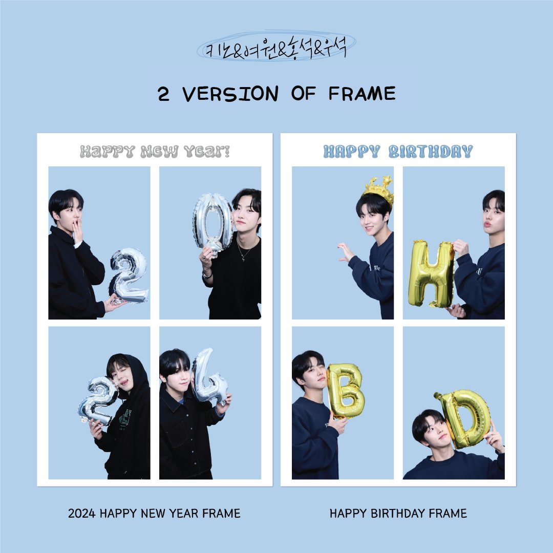 harufilm_th's tweet photo. ฮารุฟิล์มเอาความน่ารักมาเสิร์ฟแล้ว 🩵
กับเฟรม Haru Film X คิโน่&amp;ยอวอน&amp;ฮงซอก&amp;อูซอก

มาเจอกับทั้ง 4 คนได้ทุกสาขาเลยนะคะ
ตั้งแต่ 08/01/24 ~ 07/02/24

สำหรับ Video Call 1:1 Event
สามารถเข้าร่วมได้ผ่านการกรอกฟอร์มด้านล่างเลย ⬇️
#하루필름 #키노 #여원 #홍석 #우석 #오늘도_사랑해_소중해 https://t.co/IVZcRa5Dj4