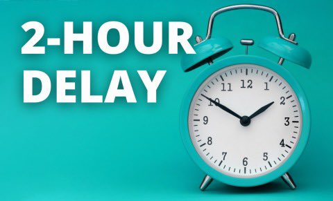 The Fox Chapel Area School District will operate on a two-hour delay today, Tuesday, January 9, 2024.