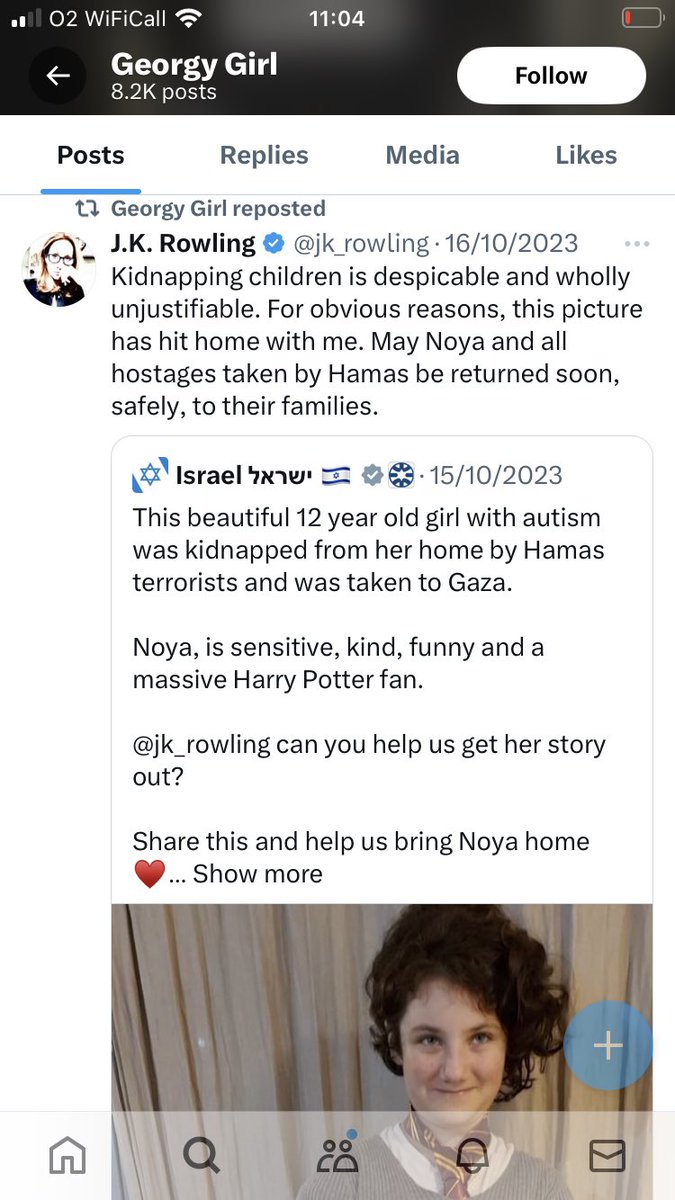 lukebroughton5's tweet photo. ‘Run of the mill’ says Pro JK Rowling transphobe with skewed pro Israel posts etc. yet another common garden bigot in lame band shocker. Tedious. https://t.co/YZ6qeT1PKl