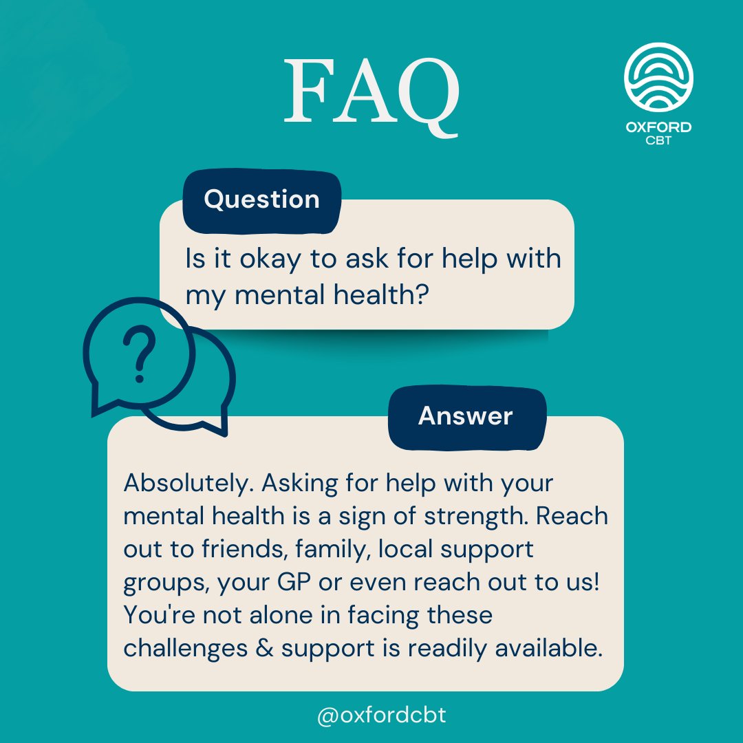 It's okay to seek support for your #mentalhealth—your #wellbeing ALWAYS matters🧠

#MentalHealthMatters #ADHD #psychologist #childpsychologist #onlinetherapy #Oxford #dbt #Anxiety #Depression #OCD #PTSD #ED #MentalHealthsupport #birmingham #stress #cbttherapy #mentalhealthfaqs