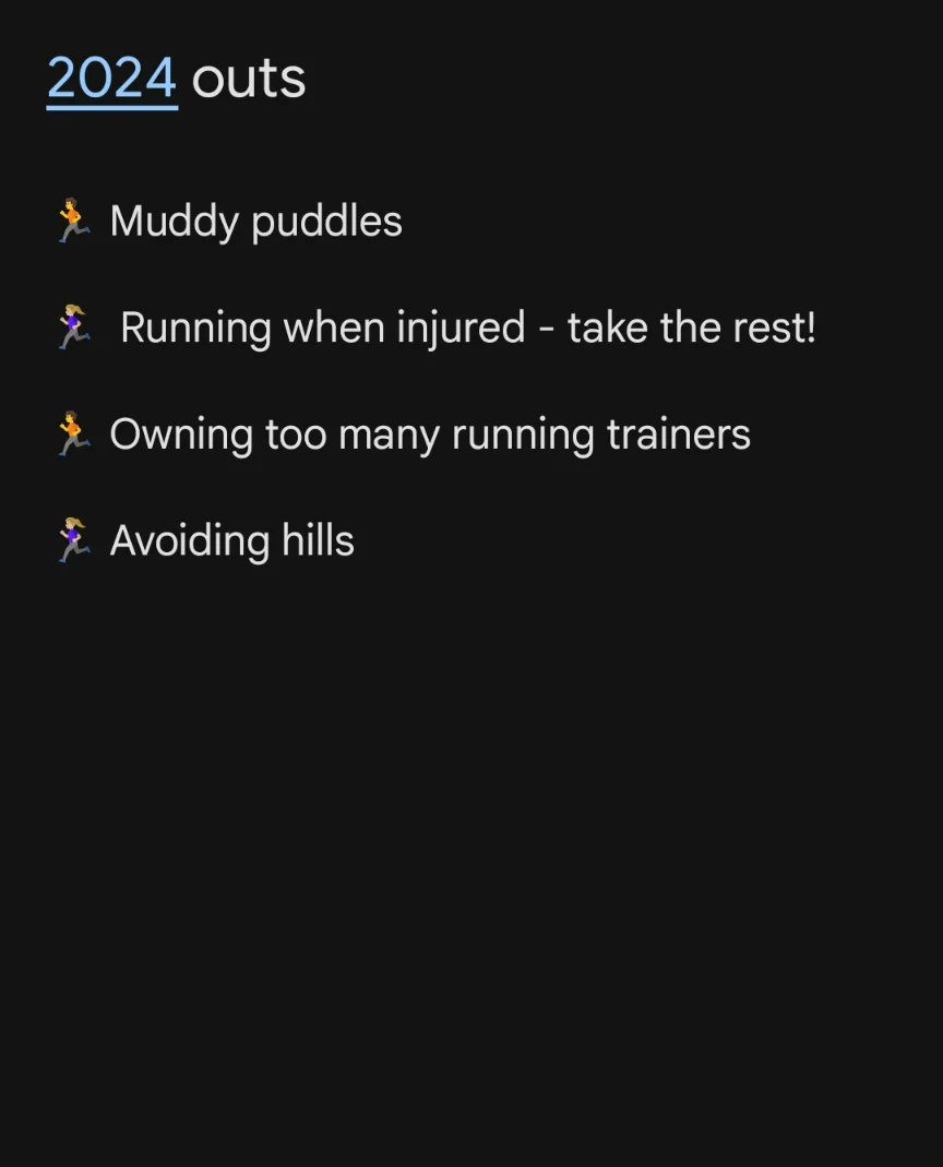 We thought we'd jump on this trend to get the new year going! 

What are your 2024 ins and outs? 

#DocksideTuesday 
#docksiderunners
#liverpoolrunners
#liverpoolrunning