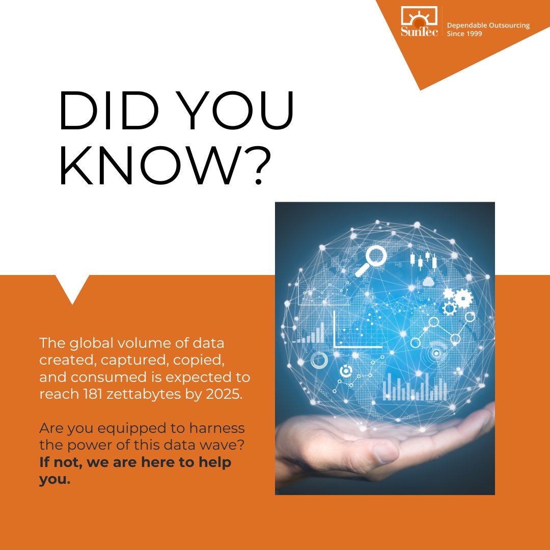 SunTecIndia's tweet photo. We have professional tools and expertise to collect and manage your data efficiently!

Grow your business with our data support services: https://t.co/qMMuRRZt4s

#SunTecIndia #BPOCompany #DataDriven #BigDataSolutions #DataSupportServices #BPOServices #ITOutsourcing https://t.co/8o1xsvAeHl