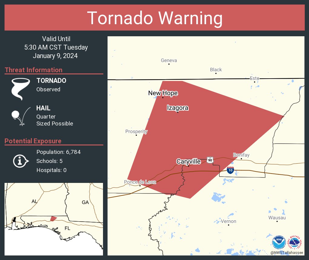 NWS Tornado tweet media