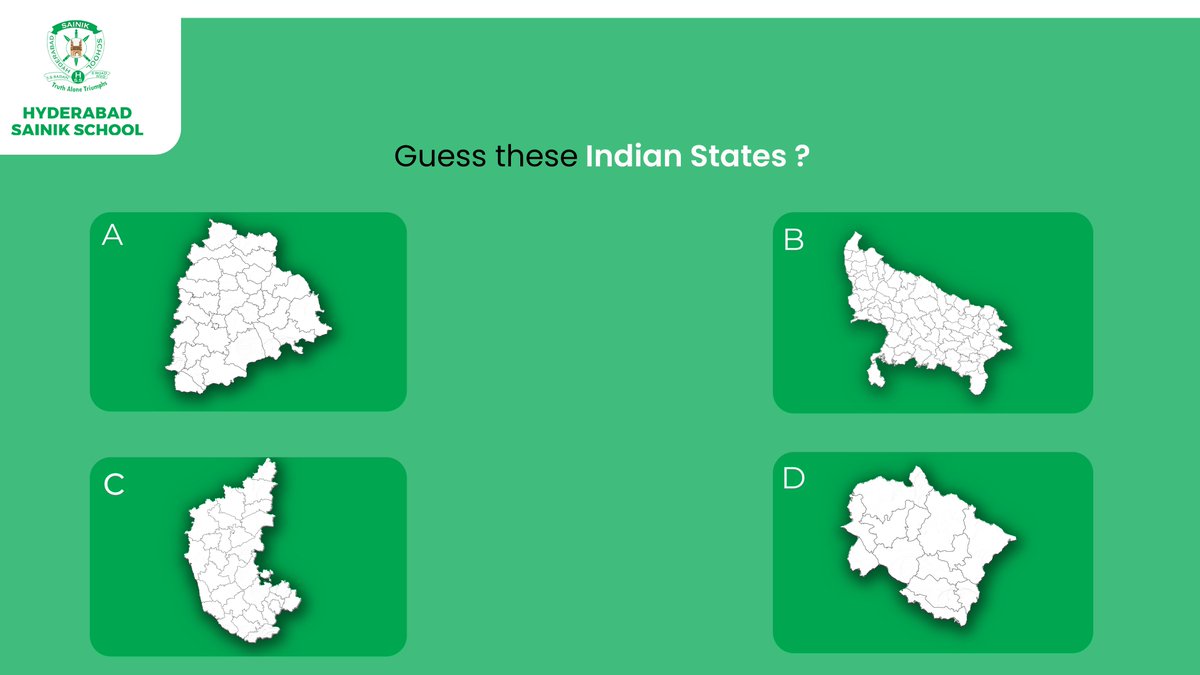 🌍 How much attention did pay in your Geography? 🗺️ all the 4 Indian states shown in picture! Ready? 🤔 Don't be shy, comment your answers below! 👇
#TestYourKnowledge #LearnSomethingNew #ExploreTheWorld #QuizTime #EducationalFun #GeographyQuiz #EngageYourMind #BrainTeaserTuesday