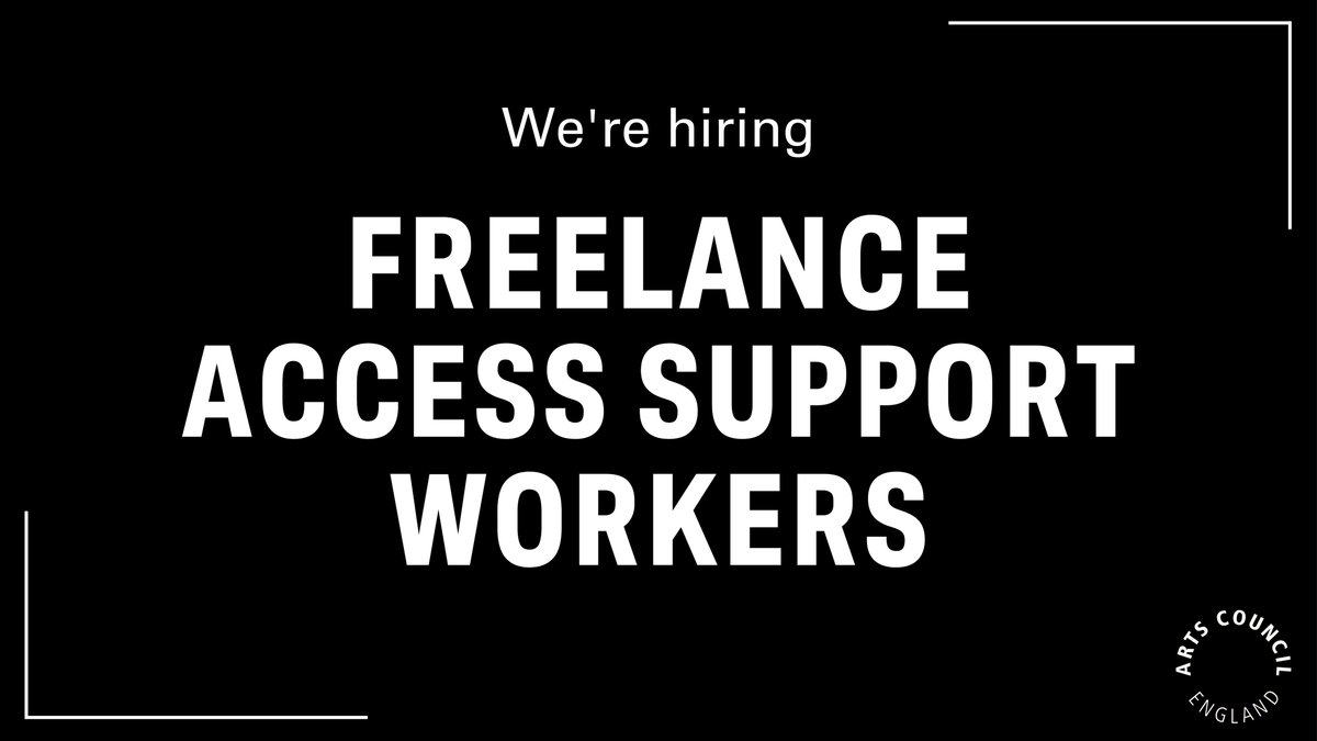 Are you passionate about removing barriers to access for Deaf, disabled, and neurodivergent creatives? 🙌

We’re expanding our network of access support workers to help break down barriers for applicants with access needs. 
 
Find out more 👇 buff.ly/48lxHmC