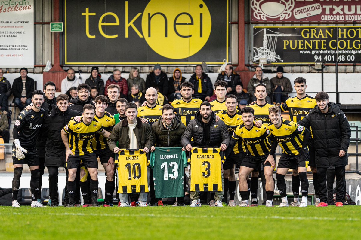 𝗭𝘂𝗲𝗸𝗶𝗻! 🫂

¡Mucho ánimo, Urki, <a href="/unaillorente_/">Unai Llorente</a> y <a href="/hugocabanas/">Hugo Cabanas</a>! 💪

#aupaPORTU 💛🖤