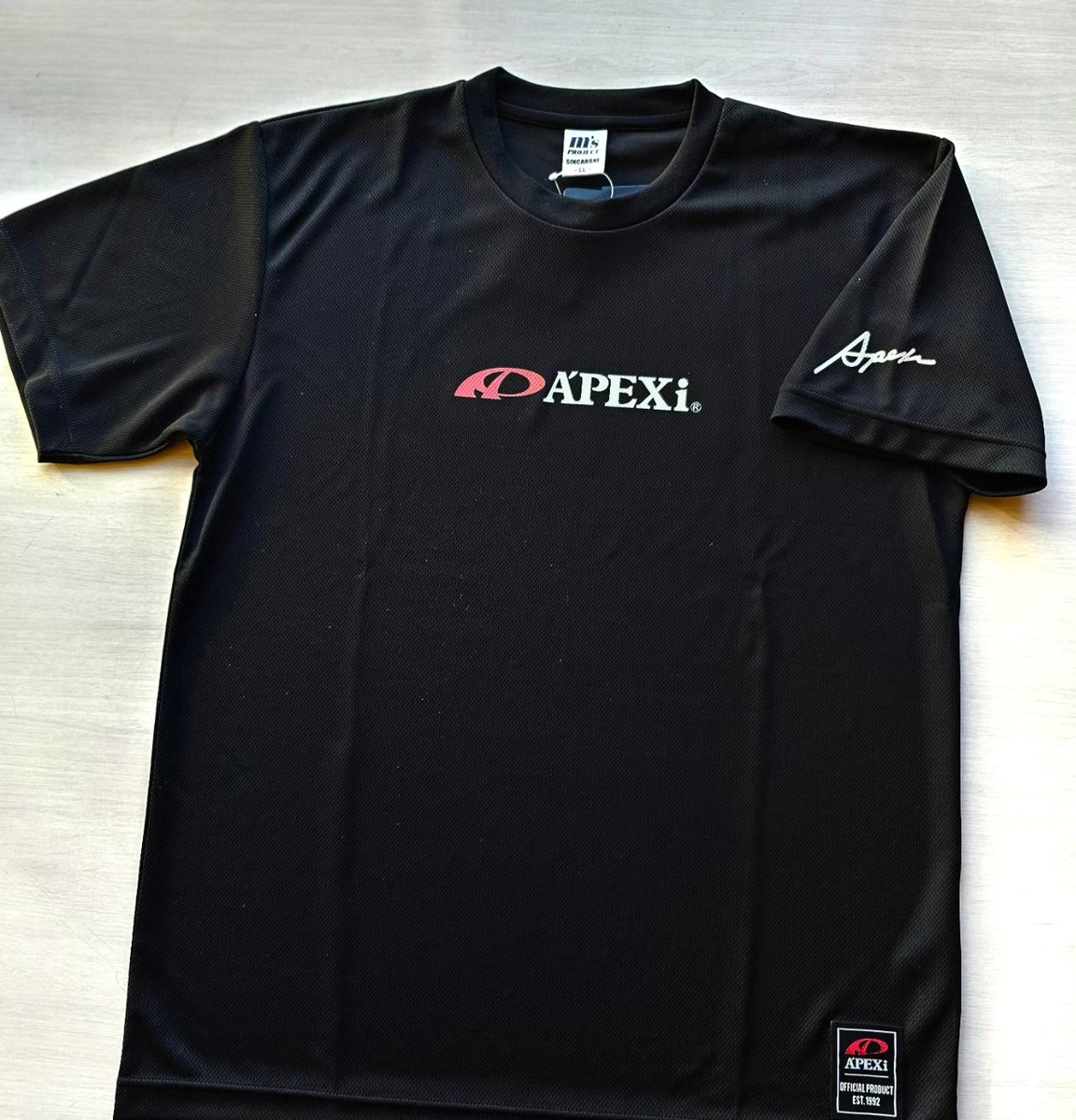 ApexiJapan's tweet photo. 東京オートサロン2024
D1FDを展示するので急遽
Tシャツ作りました☝️
ドライTシャツで印刷にも拘って
綺麗な仕上がり🎵
サロン限定品です☝️
#apexi #apexijapan #apexiusa #D1FD #FD3S #RX7 #今村陽一 #TAS #tokyoautosaron2024 https://t.co/4oxM1sStsB