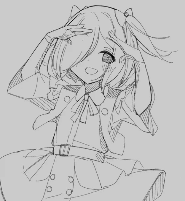 千紗ちゃんラフ～～ 