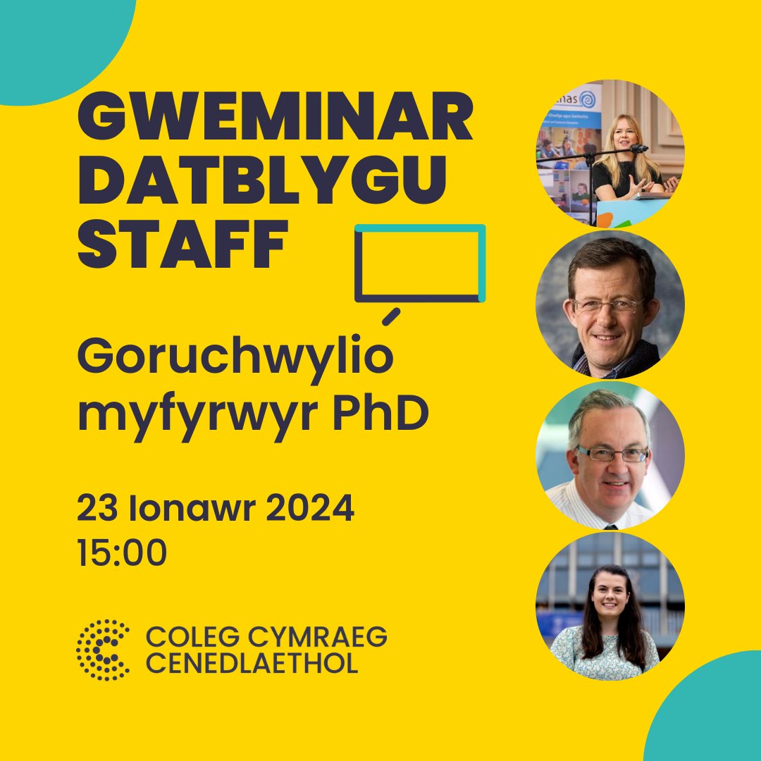 CCColradd's tweet photo. Ydych chi'n goruchwylio myfyrwyr ymchwil? 

Cynhelir gweminar i rannu profiadau ac arferion da wrth oruchwylio myfyrwyr ymchwil ar 23 Ionawr am 15:00 ar-lein 📚

Rhagor o wybodaeth a chofrestru: https://t.co/egRnLtT2Xj

#DatblyguStaff #Ymchwil https://t.co/UuQ0fMTqfl