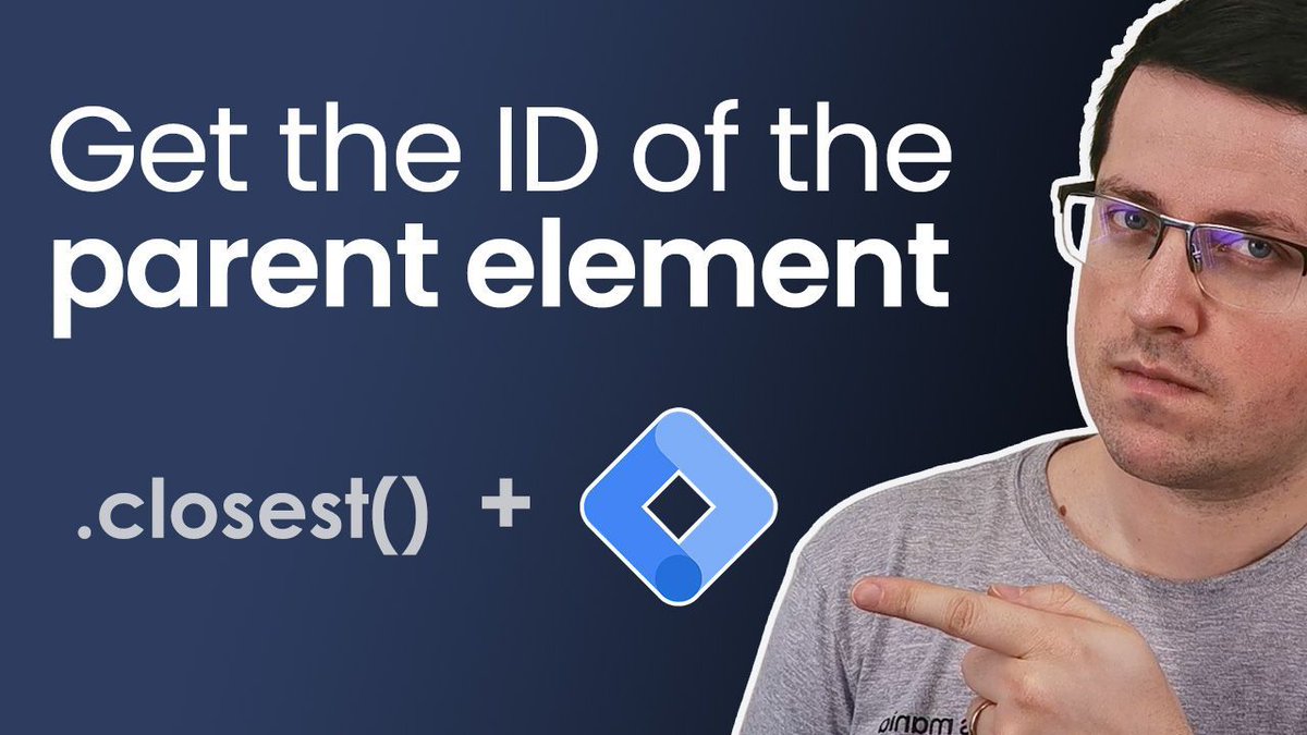 fedorovicius's tweet photo. New video. Last week, I showed a basic setup of form tracking with Element Visibility trigger. Now, let's go advanced. In this tutorial, I will show you how to use .closest() method and fetch the ID of the form.
https://t.co/9ZIIE9qihE
#googletagmanager #gtmtips https://t.co/15yBXckEYk