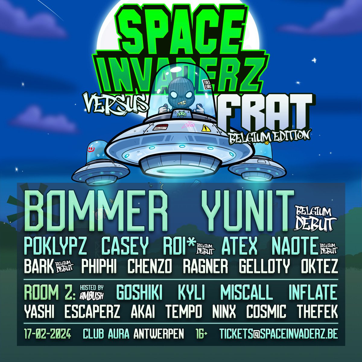 spaceinvaderzbe's tweet photo. ‼️ LAST TICKETS : https://t.co/H6FLAngpw4 https://t.co/td9P8Ghaje