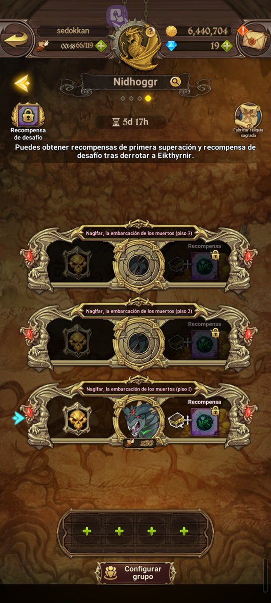 SeDokkan's tweet photo. Necesito ayuda para pasar aunque sea el piso 1 de Nidhoggr y conseguir la reliquia de Freya. Solo tengo reliquias de megellda, eli verde y alguna que otra más. 
@CarryEnfurecido @AntooGX https://t.co/UbtkVQBLBb