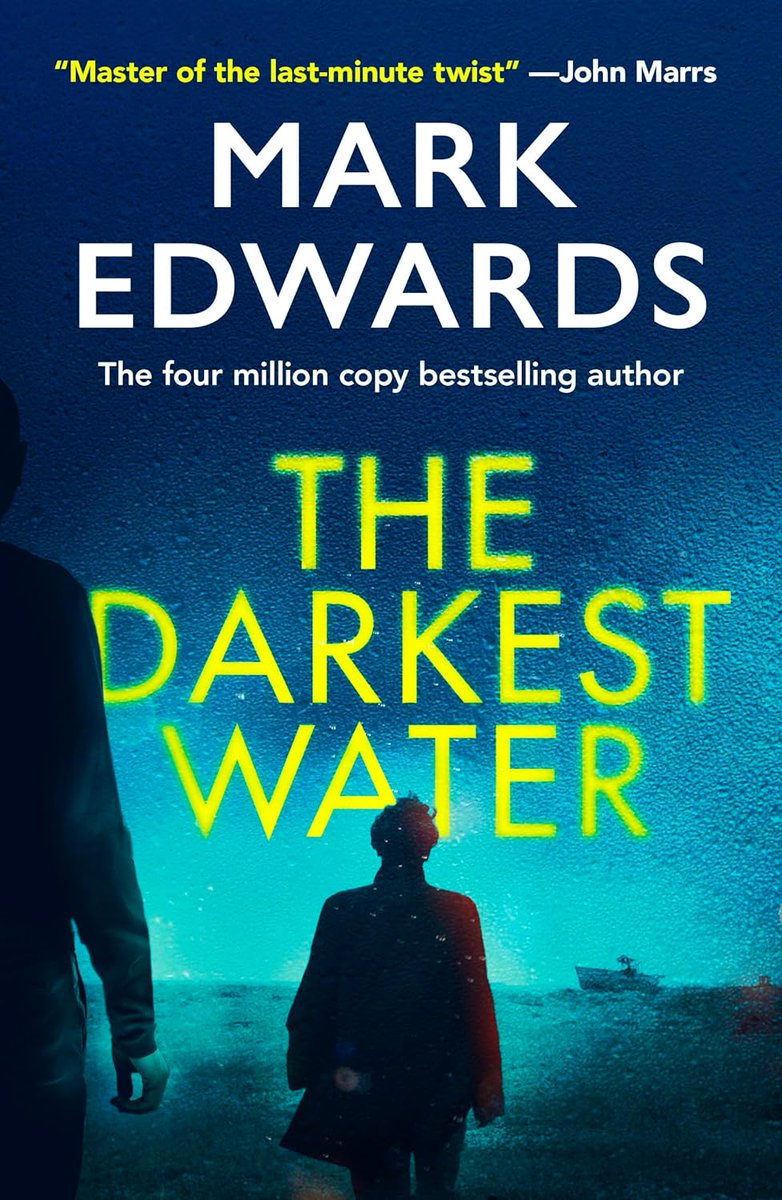 Cover reveal! The Darkest Water is available to pre-order now. A man found buried up to his neck on a Lake District beach. A social media stalker. And the return of Detective Imogen Evans. Out April 16 mybook.to/darkestwater