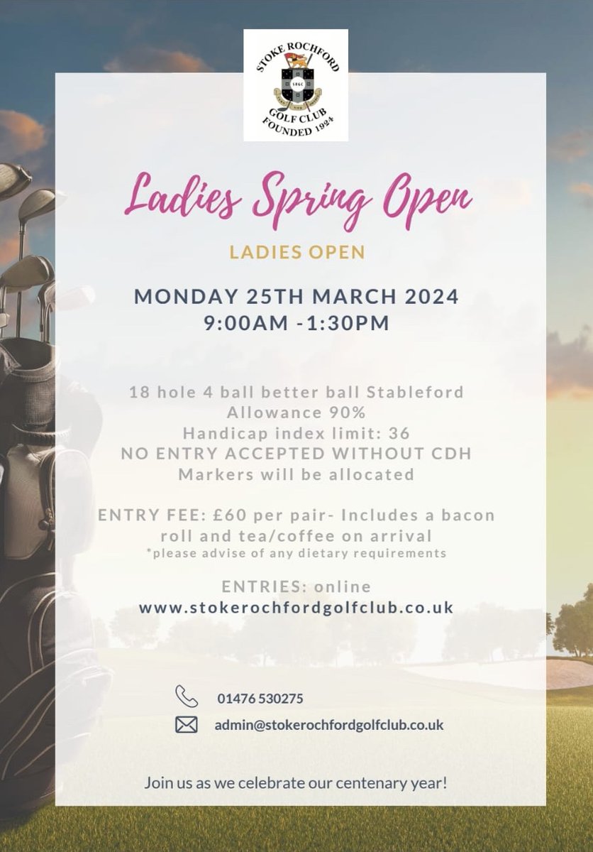 Come on Ladies, it's time to get this booked into your diary! Click the link to book online howdidido-whs.clubv1.com/hdidbooking/op…