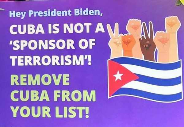 La designación de #Cuba en la lista de patrocinadores del terrorismo es aún más insensible e injustificada hoy, cuando sufre la peor crisis económica de su historia contemporánea como resultado de la política estadounidense.  Diario The Hill