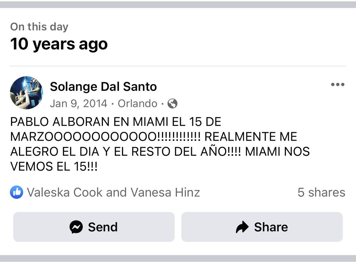 Hace 10 años, me enteraba que <a href="/pabloalboran/">Pablo Alborán</a> venía a USA por primera vez en concierto 😁