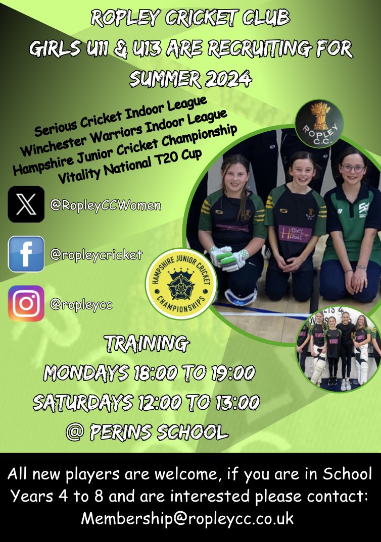 Ropley CC Women & Girls tweet media