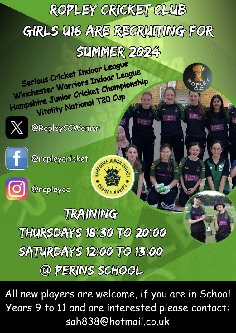 Ropley CC Women & Girls tweet media