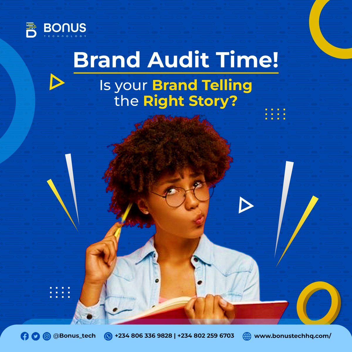 BonusTechnology's tweet photo. Let's fine-tune your brand image for maximum impact. #BrandAudit #Branding #Business #Bonustechnology https://t.co/EKjlzvIwAe