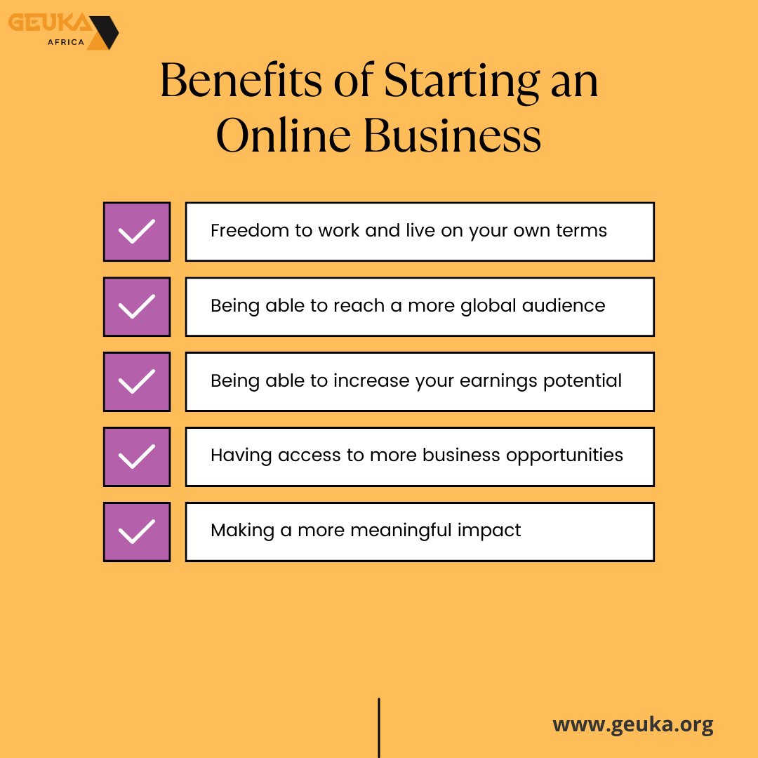 🌐 Benefits of Starting an Online Business:
Embrace the opportunities of the digital world! 💡✨ #OnlineEntrepreneurship #BusinessAdvantages