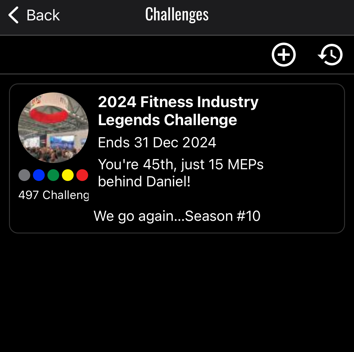 robertjhandy's tweet photo. So the Myzone Industry Legends Challenge 2024 is well underway, with some huge scores already in the top 10! My tactics are to stick with the pack and cling on to the top 50 (ish) until the summer, then the #golfmeps kick in and I make my move! No call outs just yet, other th ... https://t.co/NffvrEHY2i