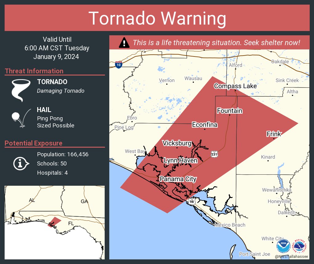 NWS Tornado tweet media