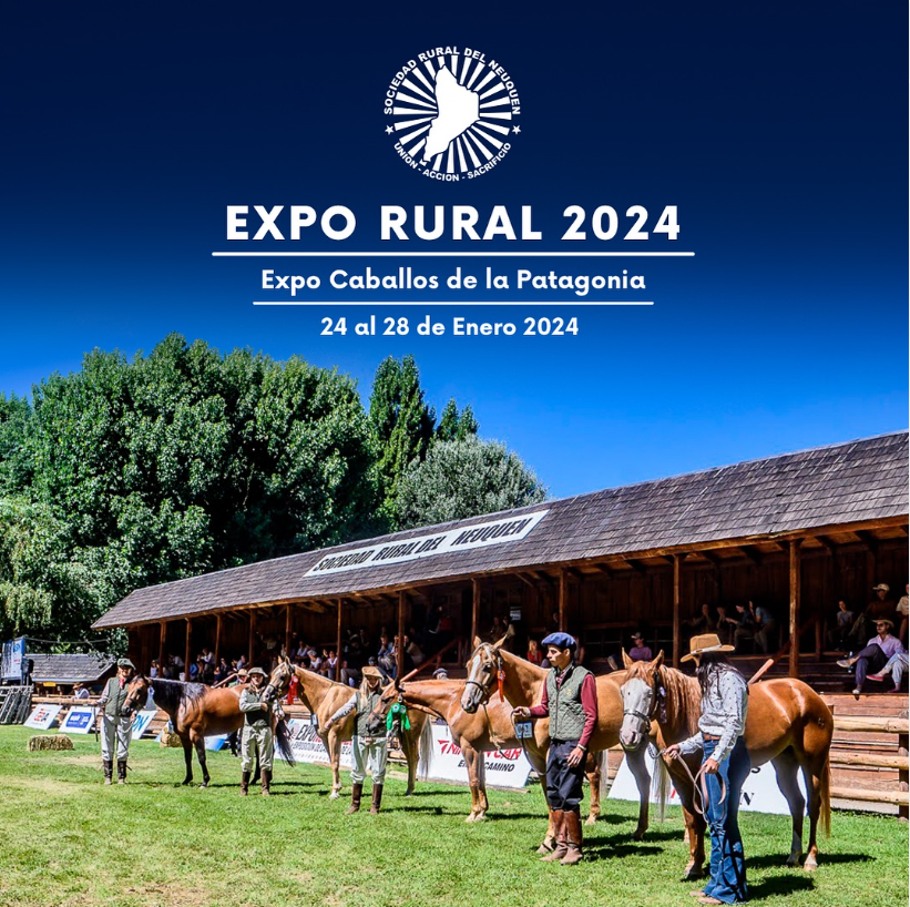 RuralNeuquen's tweet photo. La 81a EXPO RURAL DEL NEUQUÉN y la 13va EXPO CABALLOS DE LA PATAGONIA tendrán lugar desde el Mie. 24 al Dom 28 de Enero, en el predio de la Sociedad Rural del Neuquén en Junin de los Andes. Los esperamos! https://t.co/Rf2tiR6O3o