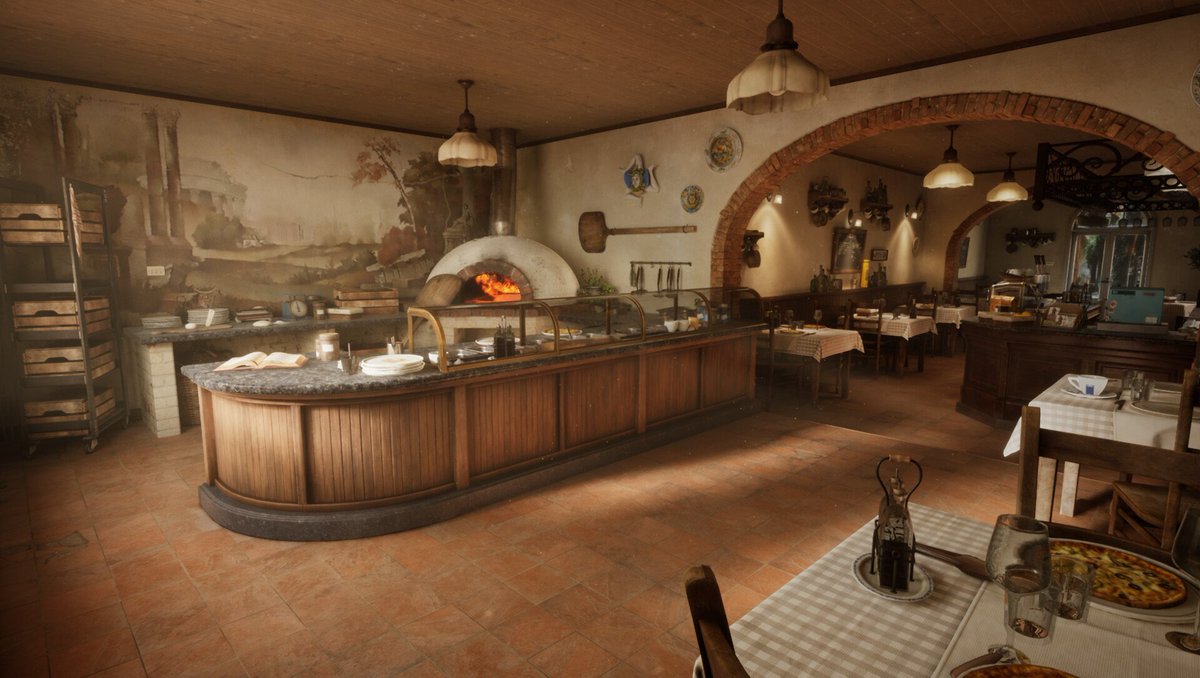 CaptainDanette's tweet photo. Hi #PortfolioDay! 🥳 I'm Alessandro 🍕 I've been working as an Environment artist for over 2 years now. After some time astray I am looking to connect back with my passion so if you need someone like me here is my portfolio : https://t.co/neAKXkVTim https://t.co/MQtseU1vNA