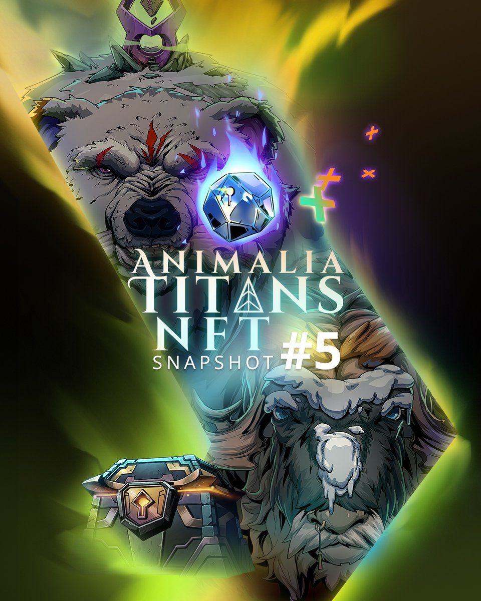 Animalia Titans Holder NFT Snapshot #5   

GM Animalians! 

📅Snapshot Date: 
Random Period within 9th Jan 2023 - 17th Jan 2024 

🎁Rewards:  
Hold 1-5 Titans: 1,000 Codex Points  
Hold 6-10 Titans: 2,000 Codex Points  
Hold 11-20 Titans: 4,000 Codex Points  
Hold 21 Titans and