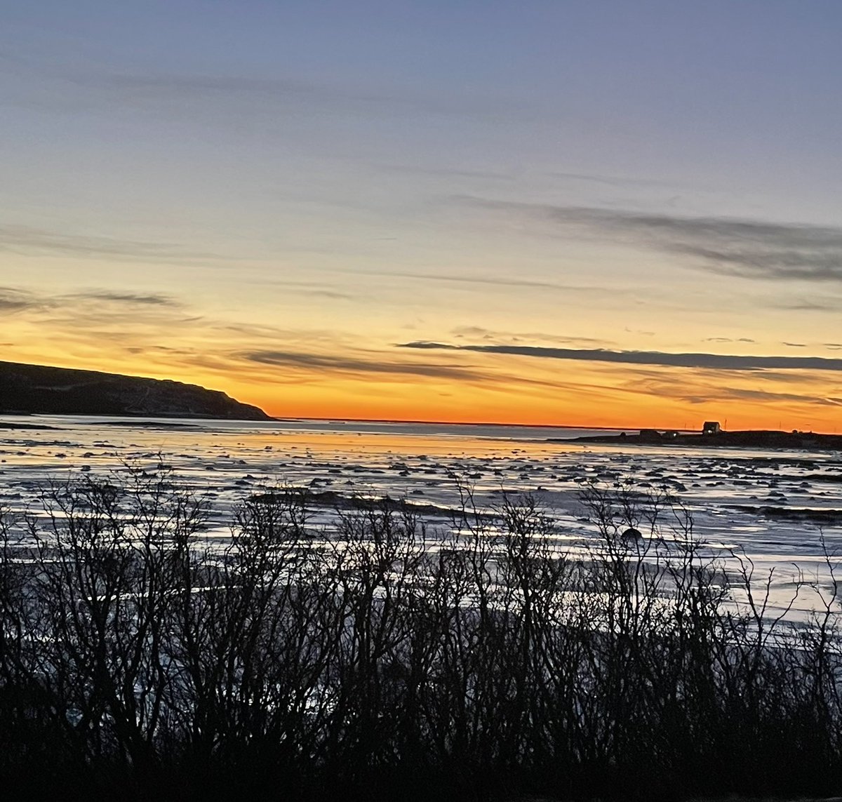 Forteau Bay on a beautiful morning, Buckles Point on the right!!!